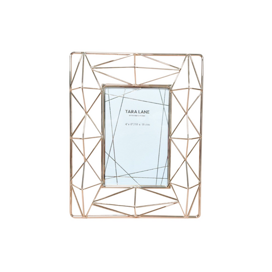 Isla Contemporary Photo Frame - Gold 4x6