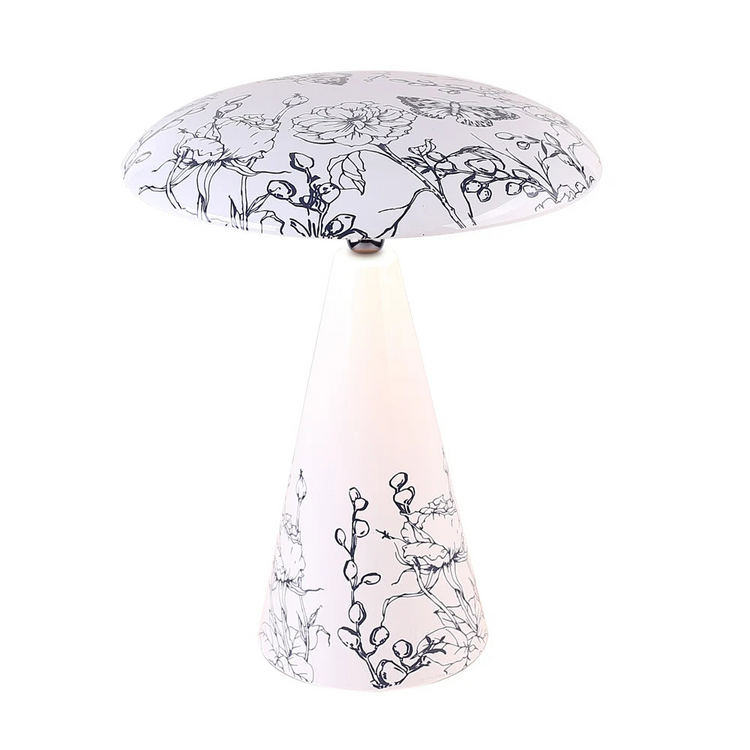 Neo USB Rechargeable Lamp Floral White