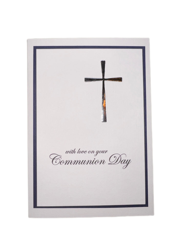 Communion Card Pink