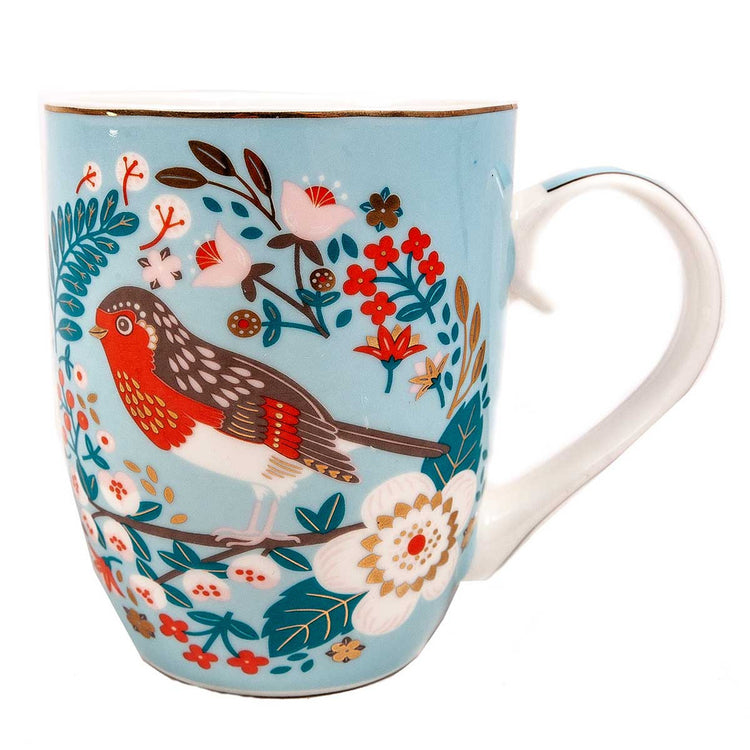 Tipperary Single Birdy Mug - Robin