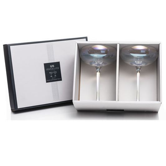 Unicorn Lustre Martini Glasses Pair