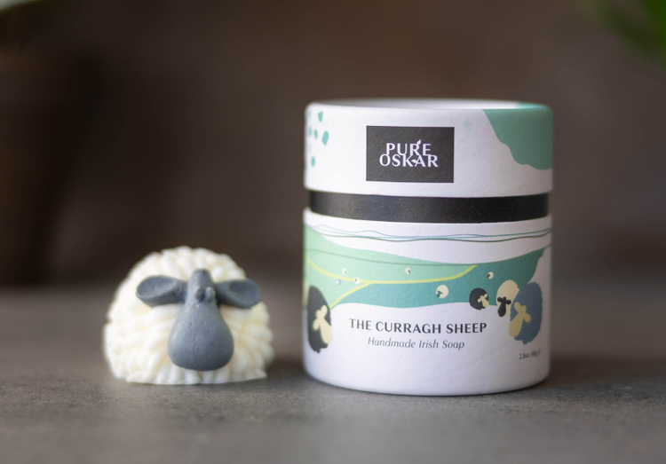 Pure Oskar The Curragh Sheep Handmade Irish Soap