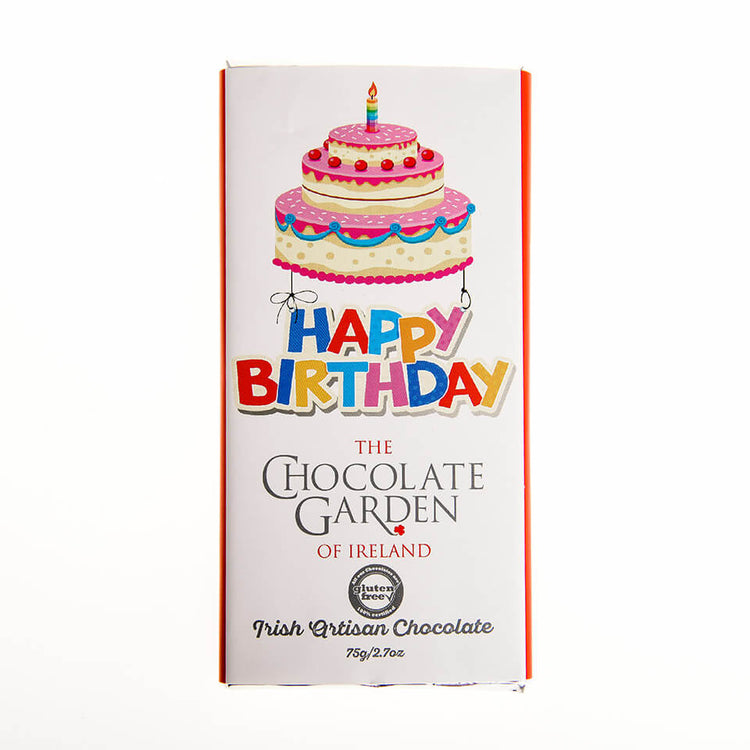 Happy Birthday Chocolate Bar Blue 75gm