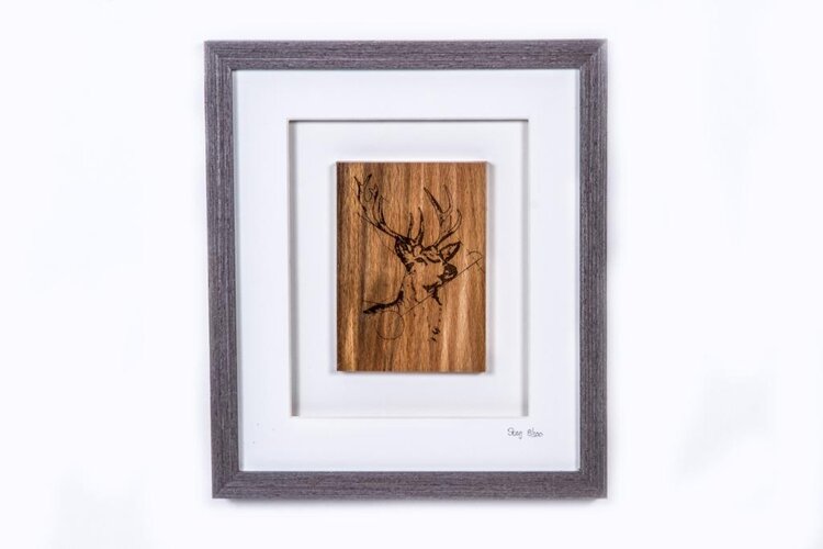 The Native Collection - Framed Stag
