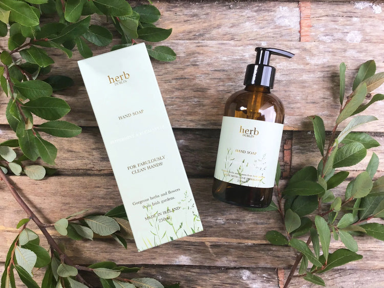 Herb Hand Soap - Peppermint and Eucalyptus  with Gorgeous Shea Butter