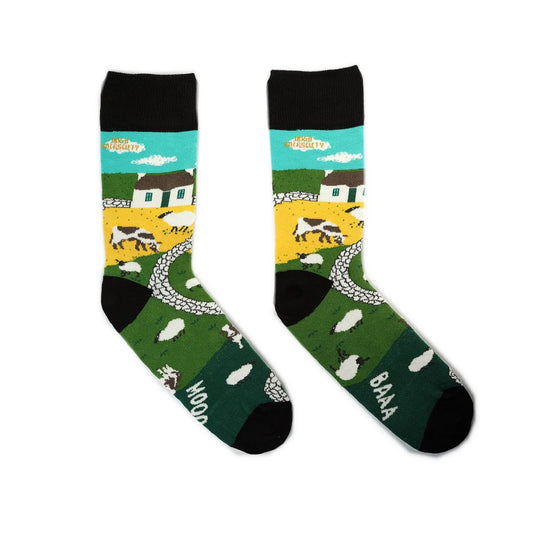 The Irish Landscape socks