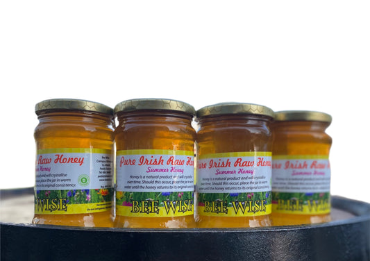 Bee wise pure Irish raw honey