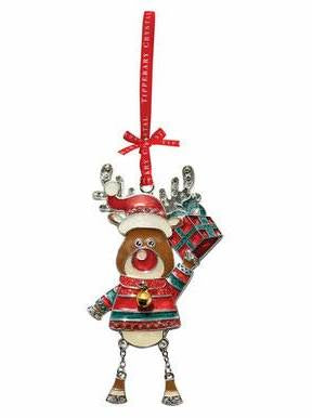 Reindeer holding Gift Christmas Decoration