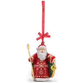 Santa with staff Christmas Decoration