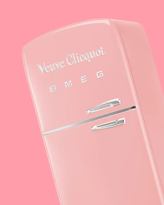 Veuve Clicquot Champagne Rose Smeg Fridge Gift
