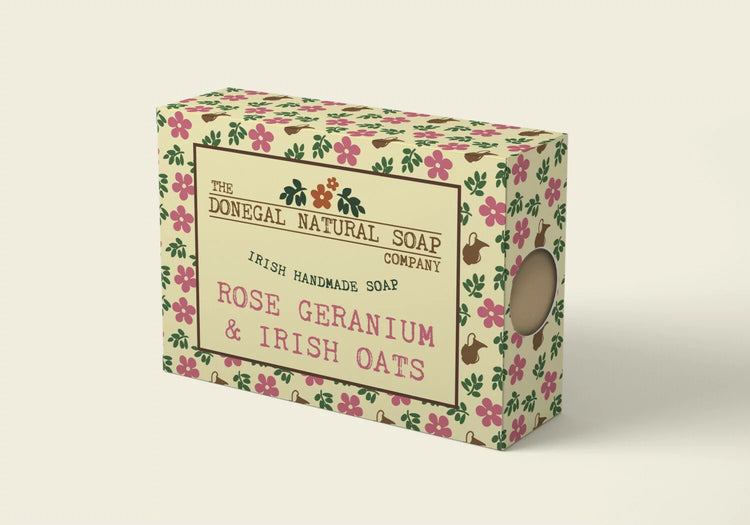 Rose Geranium & Irish Oats Irish Handmade Soap