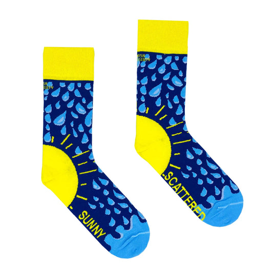 Sunny Spells Scattered Showers  socks
